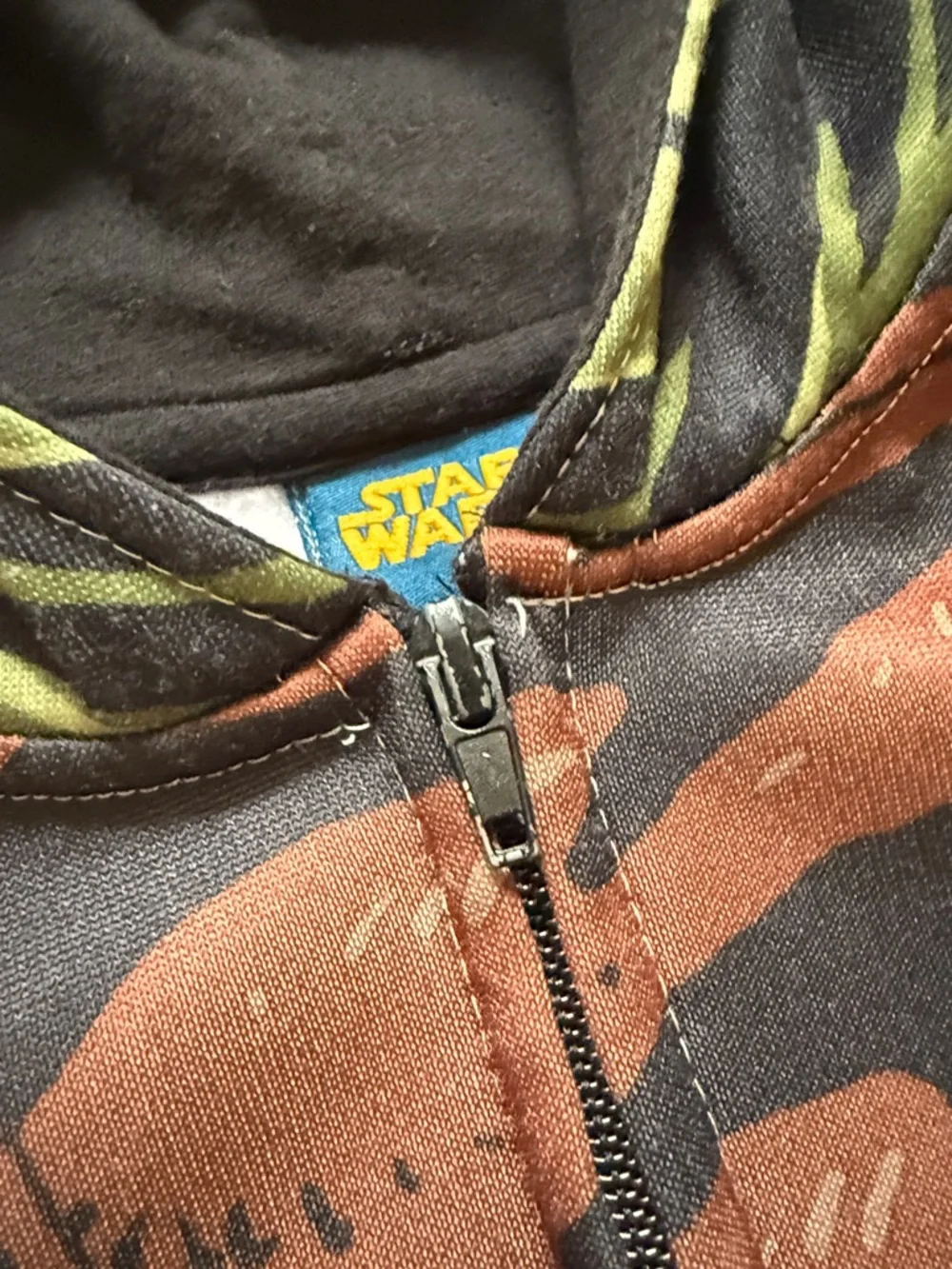 Star Wars Yoda Hoodie Boys Sz S Collectors Piece Comic Jedi‎